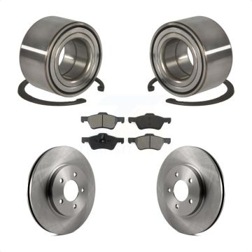 Front Wheel Bearing Disc Brake Rotors And Pads Kit For Ford Escape Mercury Mariner KBB-102661