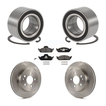 Front Wheel Bearing Disc Brake Rotors And Pads Kit For Mercedes-Benz ML320 ML350 ML430 KBB-102703
