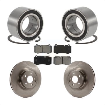 Front Wheel Bearing Disc Brake Rotors And Pads Kit For 2009 Mercedes-Benz S450 KBB-102707