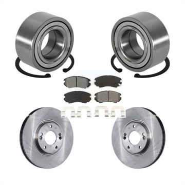 Front Wheel Bearing Disc Brake Rotors And Pads Kit For Hyundai Azera Kia Amanti KBB-102709