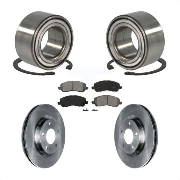 Front Wheel Bearing Brake Rotor Pads Kit For Mitsubishi Jeep Outlander RVR Patriot Lancer KBB-102731