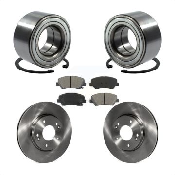 Front Wheel Bearing Brake Rotor Pads Kit For Hyundai Elantra GT Kia Forte Veloster Forte5 KBB-102752