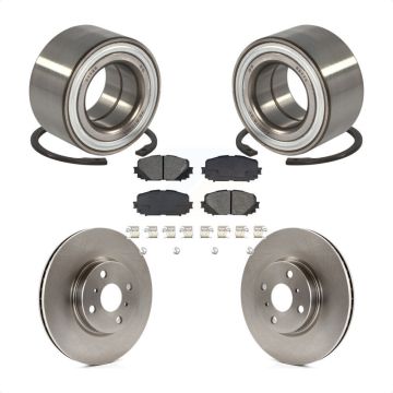 Front Wheel Bearing Disc Brake Rotors And Semi-Metallic Pads Kit For Toyota Yaris KBB-102760