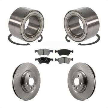 Front Wheel Bearing Disc Brake Rotors And Pads Kit For 2010-2011 Mercedes-Benz ML450 KBB-102771