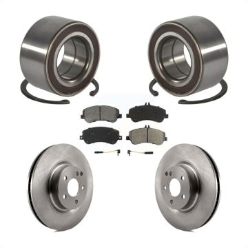 Front Wheel Bearing Disc Brake Rotors And Pads Kit For Mercedes-Benz GLK350 GLK250 KBB-102783