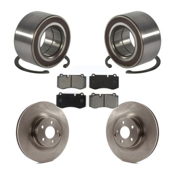 Front Wheel Bearing Disc Brake Rotors And Pads Kit For Mercedes-Benz S550 CL550 S350 KBB-102784