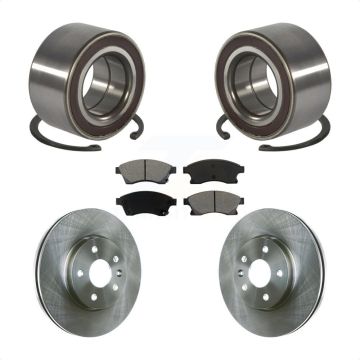 Front Wheel Bearing Disc Brake Rotors And Semi-Metallic Pads Kit For Chevrolet Sonic KBB-102820