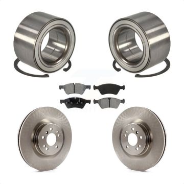 Front Wheel Bearing Disc Brake Rotor And Pad Kit For Mercedes-Benz ML350 ML320 R350 ML550 KBB-102825