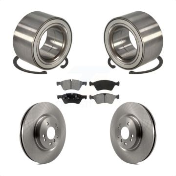 Front Wheel Bearing Brake Rotor And Pad Kit For Mercedes-Benz ML350 ML320 R350 ML500 R320 KBB-102826