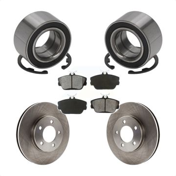 Front Wheel Bearing Disc Brake Rotors And Pads Kit For 1994-1995 Ford Taurus SHO KBB-102827