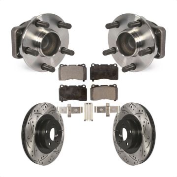 Front Hub Bearing Drill Slot Brake Rotor Pad Kit For 2019 Toyota 86 Without Brembo Brakes KBB-102971