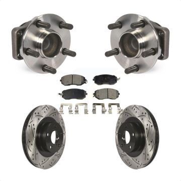 Front Hub Bearing Coat Drill Slot Brake Rotor Pad Kit For Scion FR-S Subaru BRZ Toyota 86 KBB-102972