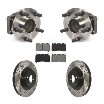 Front Hub Bearing Drill Slot Brake Rotor Pad Kit For 2019 Toyota 86 Without Brembo Brakes KBB-103166