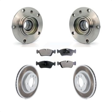 Front Hub Bearing Coated Brake Rotor Pad Kit For BMW Z3 Z4 320i 328i 323i 318i 325i 323Ci KBB-103495