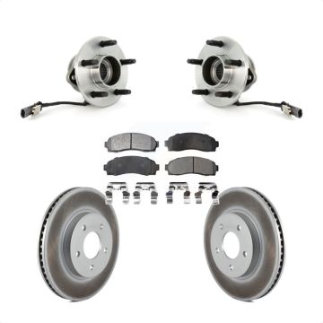 Front Hub Bearing Coated Brake Rotor And Pad Kit For Saturn Vue Chevrolet Equinox Pontiac KBB-103518