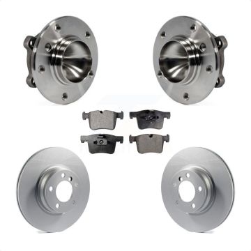Front Hub Bearing Coated Brake Rotor Pad Kit For BMW 328i With 330mm Diameter KBB-103601