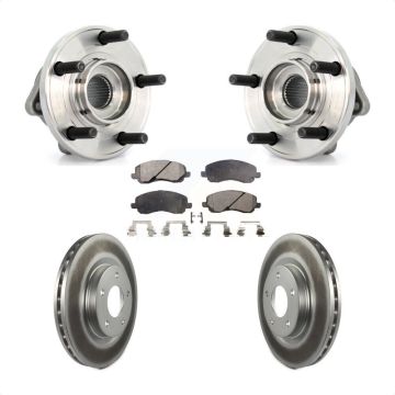 Front Hub Bearing Coat Brake Rotor Pad Kit For Chrysler 200 Dodge Avenger Sebring Caliber KBB-103617