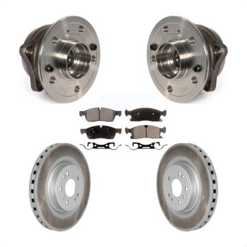 Front Hub Bearing Coated Brake Rotor Pad Kit For Mercedes-Benz ML350 GLE350 ML250 GLE300d KBB-103751