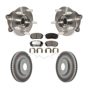 Front Hub Bearing Assembly Coated Disc Brake Rotors And Pads Kit For Hyundai Sonata KBB-103763