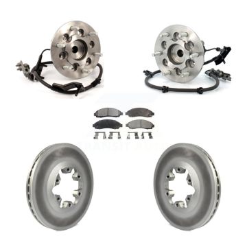 Front Hub Bearing Coat Brake Rotor Pads Kit For Chevrolet Colorado GMC Canyon Isuzu i-280 KBB-103921