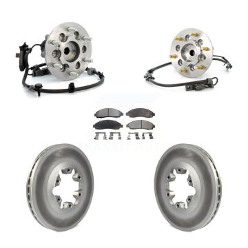Front Hub Bearing Coat Brake Rotor Pads Kit For Chevrolet Colorado GMC Canyon Isuzu i-280 KBB-103923