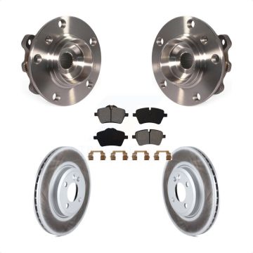 Front Hub Bearing Assembly Coated Disc Brake Rotor And Pad Kit For Mini Cooper Countryman KBB-103940
