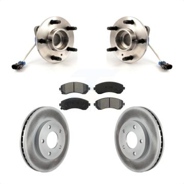 Front Hub Bearing Assembly Coated Brake Rotor Pads Kit For Buick Rendezvous Pontiac Aztek KBB-103961