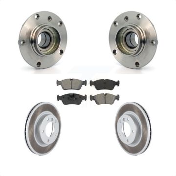 Front Hub Bearing Coated Brake Rotor Pad Kit For BMW Z3 Z4 320i 328i 323i 318i 325i 323Ci KBB-103976
