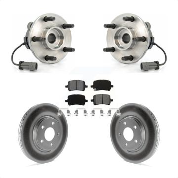 Front Hub Bearing Assembly Coated Brake Rotor And Pad Kit For Chevrolet Cobalt Saturn Ion KBB-104020