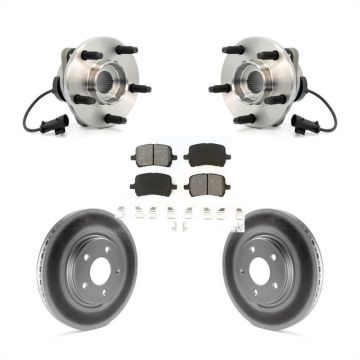 Front Hub Bearing Coated Brake Rotor Pads Kit For Chevrolet Malibu Pontiac G6 Saturn Aura KBB-104028