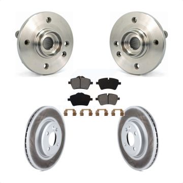 Front Hub Bearing Assembly Coated Disc Brake Rotors And Pads Kit For Mini Cooper KBB-104060