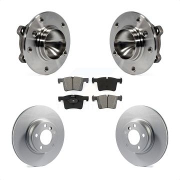 Front Hub Bearing Coated Brake Rotor Pad Kit For BMW 328i With 330mm Diameter KBB-104083