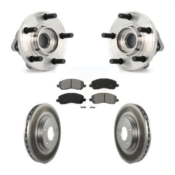 Front Hub Bearing Coat Brake Rotor Pad Kit For Chrysler 200 Dodge Avenger Sebring Caliber KBB-104098