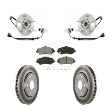 Front Hub Bearing Coat Brake Rotor Pad Kit For Dodge Grand Caravan Chrysler Town & Routan KBB-104117