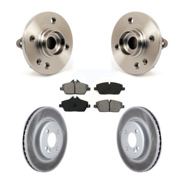 Front Hub Bearing Assembly Coated Disc Brake Rotors And Pads Kit For Mini Cooper KBB-104171
