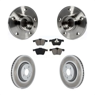 Front Hub Bearing Coated Brake Rotor Pad Kit For Volvo XC70 S60 V60 S80 Cross Country V70 KBB-104190