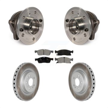 Front Hub Bearing Coated Brake Rotor Pad Kit For Mercedes-Benz ML350 GLE350 ML250 GLE300d KBB-104232
