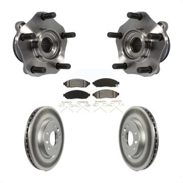 Front Hub Bearing Coat Brake Rotor Pad Kit For Nissan LEAF Vehicles Manufactured In Japan KBB-104236