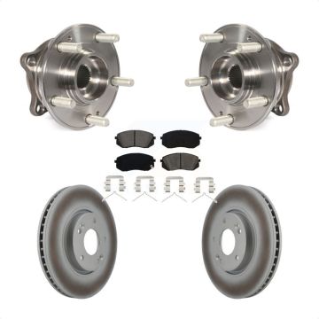 Front Hub Bearing Assembly Coated Disc Brake Rotors And Pads Kit For Hyundai Sonata KBB-104242
