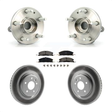 Front Hub Bearing Coat Brake Rotor Pad Kit For Ford Explorer Sport With Heavy Duty Brakes KBB-104413