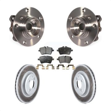 Front Hub Bearing Assembly Coated Disc Brake Rotor And Pad Kit For Mini Cooper Countryman KBB-104418