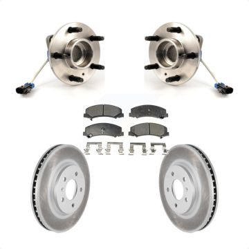 Front Hub Bearing Coat Brake Rotor Pad Kit For Chevrolet Impala Buick Lucerne Monte Carlo KBB-104448