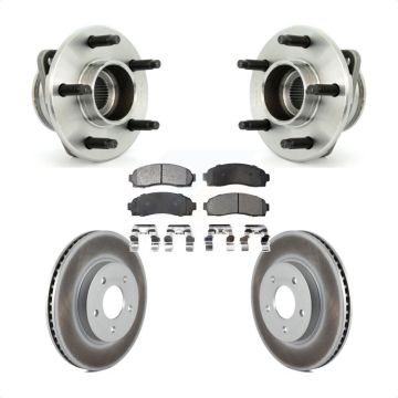 Front Hub Bearing Coated Brake Rotor And Pad Kit For Saturn Vue Pontiac Torrent Chevrolet KBB-104479