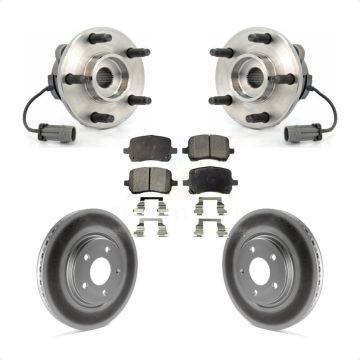Front Hub Bearing Assembly Coated Brake Rotor And Pad Kit For Chevrolet Cobalt Saturn Ion KBB-104499