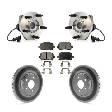 Front Hub Bearing Assembly Coated Brake Rotor Pad Kit For Chevrolet Malibu HHR Pontiac G6 KBB-104507