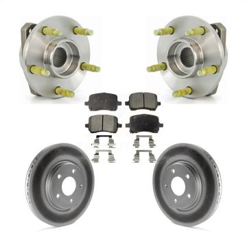 Front Hub Bearing Assembly Coated Brake Rotor And Pad Kit For Chevrolet Malibu Pontiac G6 KBB-104511
