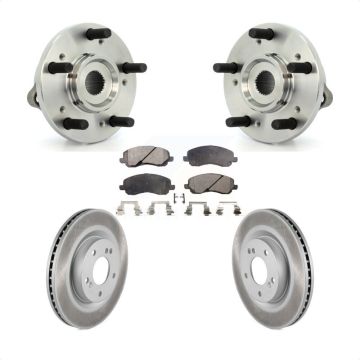 Front Hub Bearing Assembly Coated Disc Brake Rotor Pads Kit For Mitsubishi Eclipse Galant KBB-104517