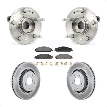 Front Hub Bearing Coat Brake Rotor Pad Kit For Ford Five Hundred Freestyle Taurus X Sable KBB-104532