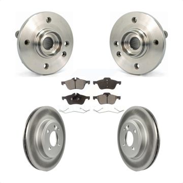 Front Hub Bearing Assembly Coated Disc Brake Rotors And Ceramic Pads Kit For Mini Cooper KBB-104539
