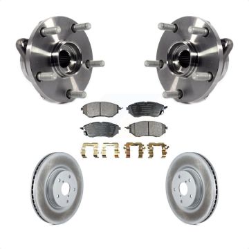 Front Hub Bearing Coated Brake Rotor And Pad Kit For Subaru Outback WRX Legacy B9 Tribeca KBB-104654